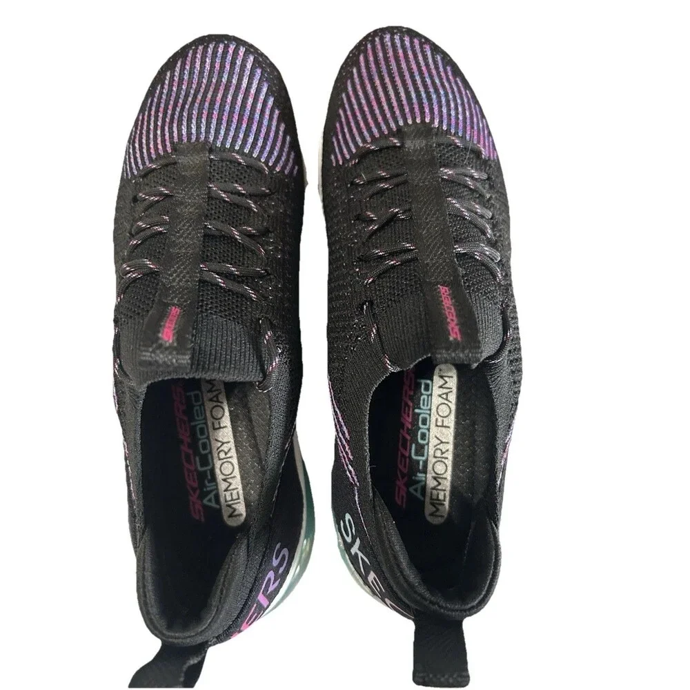 Skechers Women's Size 7 Skech Air Element 2 - 149401 Black Multi Athletic Shoes - Picture 6 of 11